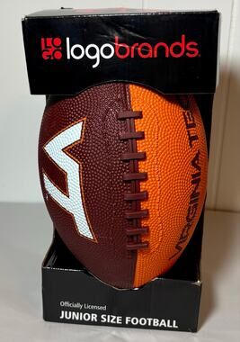 Virginia Tech Hokies Junior Size Football Logobrands New in Box